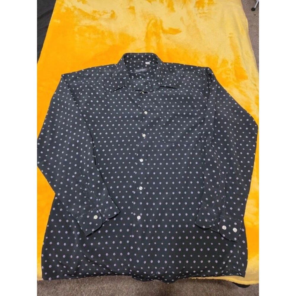 Men's Wallstreet Black button down (L)